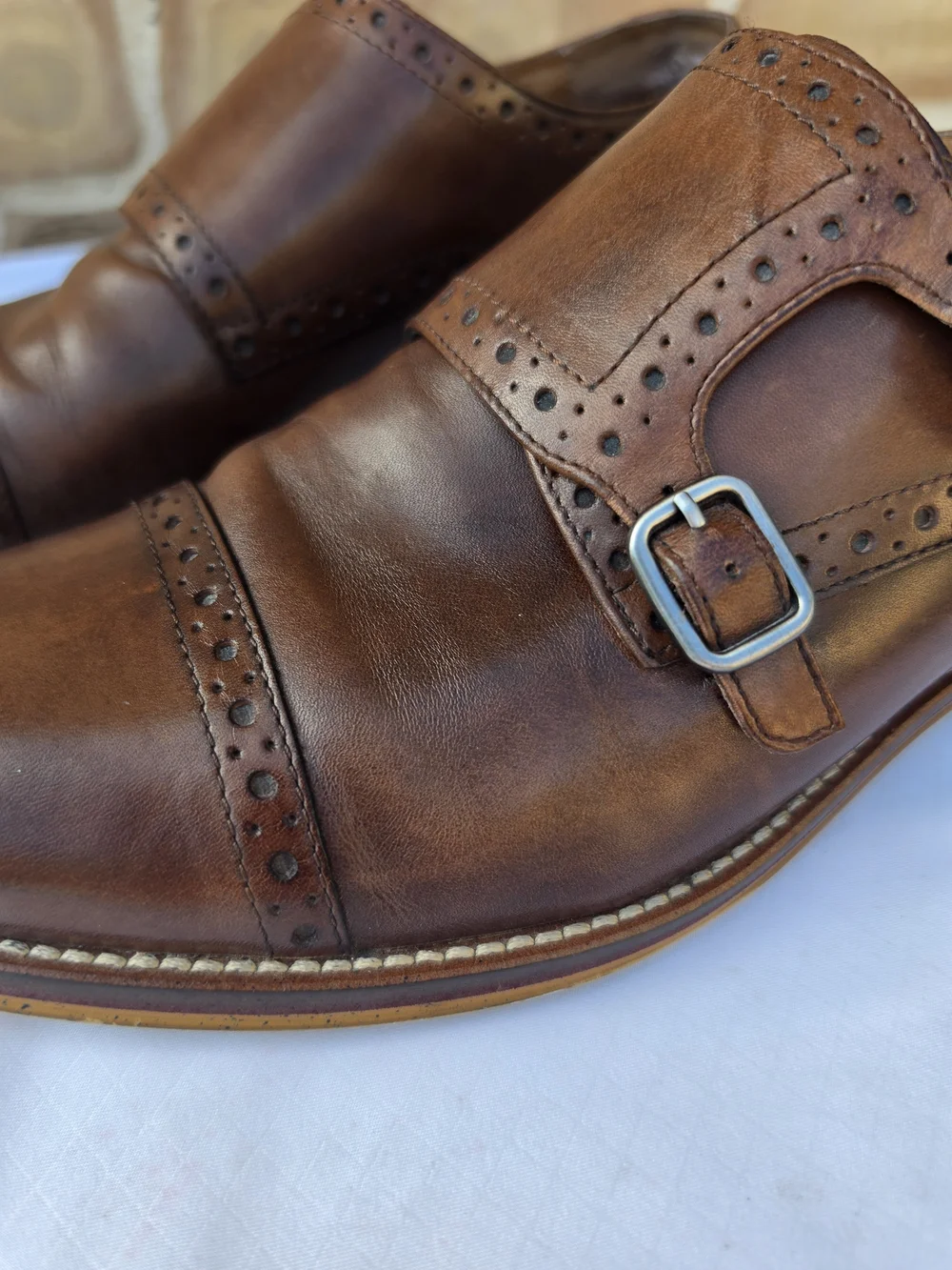 Johnston & Murphy double monk